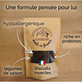 Biscuit aux insectes, pour chiens sensibles.