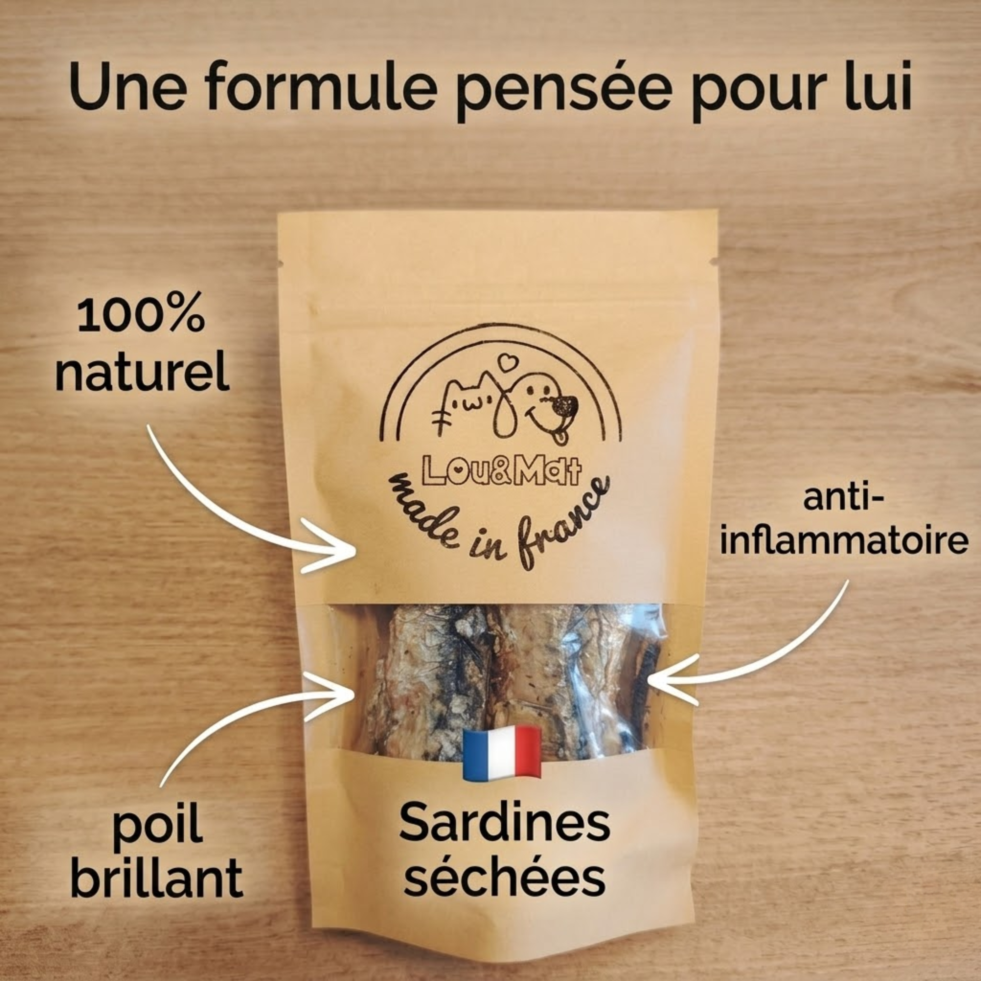 Sardine Séchée Poil Brillant