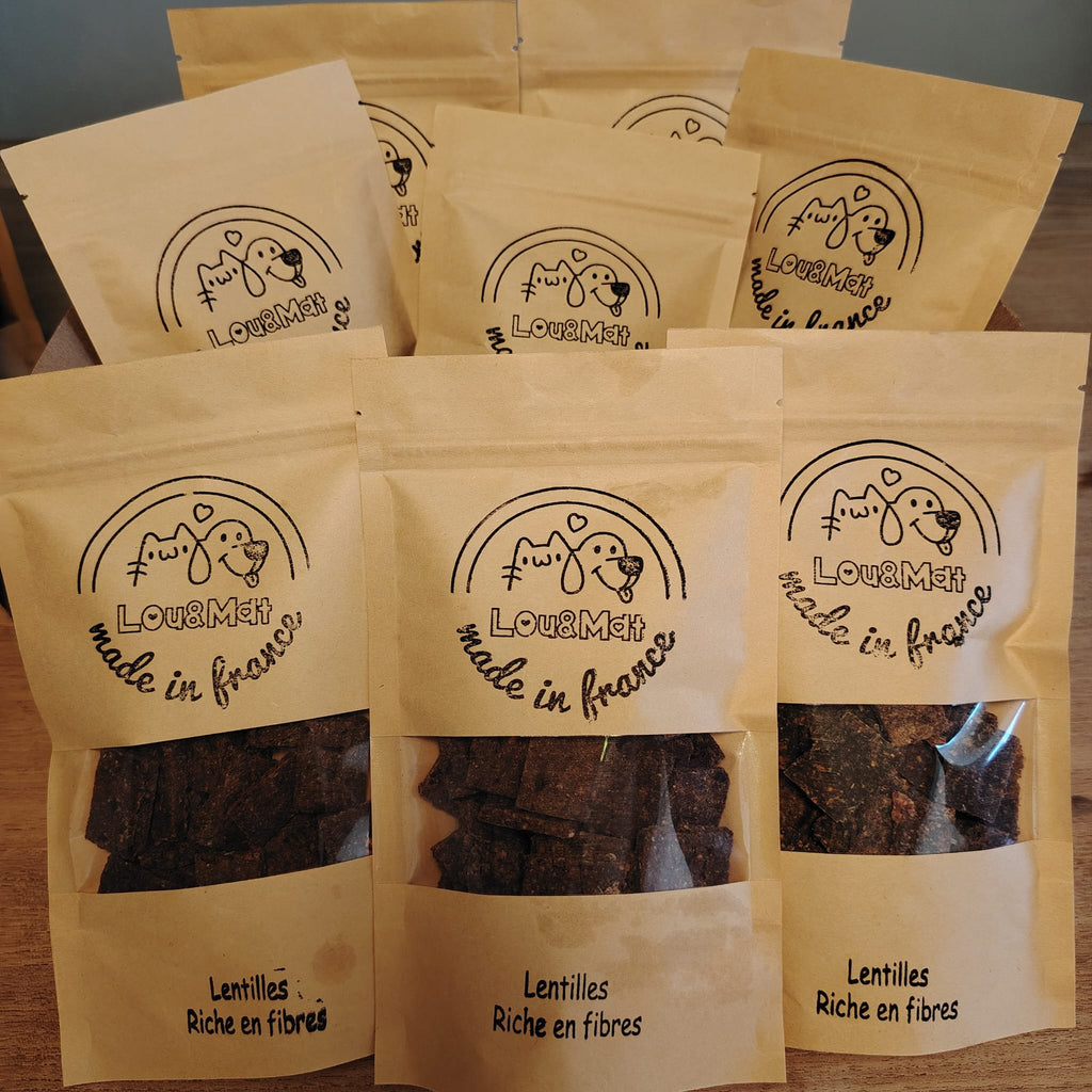 Biscuit aux lentilles, pour un équilibre naturel.